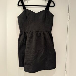 Jack black metallic- striped sheath dress